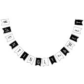 Hauntally Sweet Gothic Blume tätowieren Babydusche Wimpelkette (Alle)