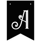 Hauntally Sweet Gothic Blume tätowieren Babydusche Wimpelkette (Zweite Fahne)