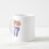 Haunted 67 Meme Six Seven 6-7 Funny Internet Joke  Kaffeetasse (Vorderseite Links)