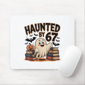 Haunted 67 Meme Six Seven 6-7 Funny Internet Joke  Mousepad (Mit Mouse)