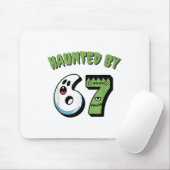 Haunted 67 Meme Six Seven 6-7 Funny Internet Joke  Mousepad (Mit Mouse)