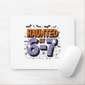 Haunted 67 Meme Six Seven 6-7 Lustiger Internet-Wi Mousepad (Mit Mouse)