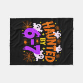 Haunted By 67 Funny 67 Halloween Costume  Fleecedecke (Vorderseite (Horizontal))