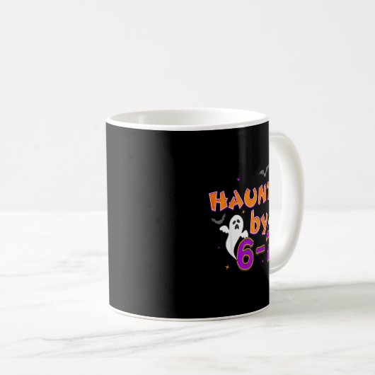 Haunted By 67 Funny 67 Halloween Costume Kaffeetasse (VorderseiteRechts)