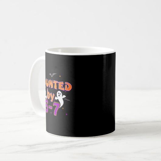 Haunted By 67 Funny 67 Halloween Costume Kaffeetasse (Vorderseite Links)