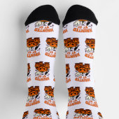 Haunted by 67 Funny Ghost And Pumpkin Halloween Socken (Oben)