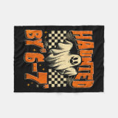 Haunted By 67 Funny Haunted By Six Seven Halloween Fleecedecke (Vorderseite (Horizontal))