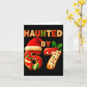 Haunted By 67 Funny Six Seven Meme 6 7 Christmas Karte (Gelbe Blume)