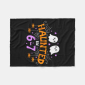 Haunted By 67 Funny Six Seven Meme Halloween Costu Fleecedecke (Vorderseite (Horizontal))