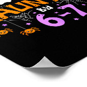 Haunted By 67 Funny Six Seven Meme Halloween Costu Poster (Ecke)