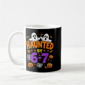 Haunted By 67 Funny Six Seven Meme Pumpkin Ghost H Kaffeetasse (Links)