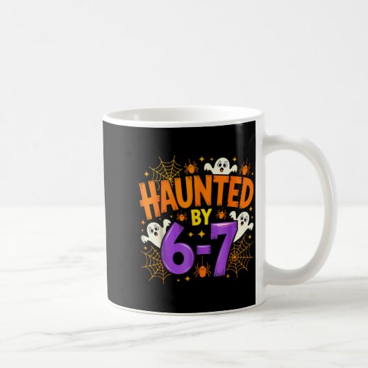Haunted By 67 Funny Six Seven Meme Soky Ghost Hall Kaffeetasse (Rechts)