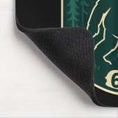 Haunted By 6-7 Bigfoot Lantern Halloween Badge  Mousepad (Ecke)