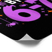 Haunted By 6 7 Funny Ghost Thanksgiving Fall Autum Poster (Ecke)