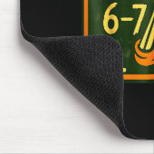 Haunted By 6 7 Funny Teacher 67 Halloween Skeleton Mousepad (Ecke)