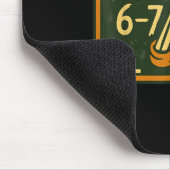 Haunted By 6-7 Funny Teacher 67 Halloween Skeleton Mousepad (Ecke)