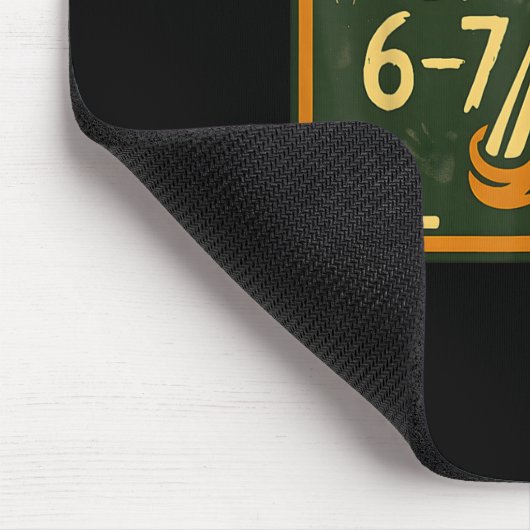 Haunted By 6-7 Funny Teacher 67 Halloween Skeleton Mousepad (Ecke)