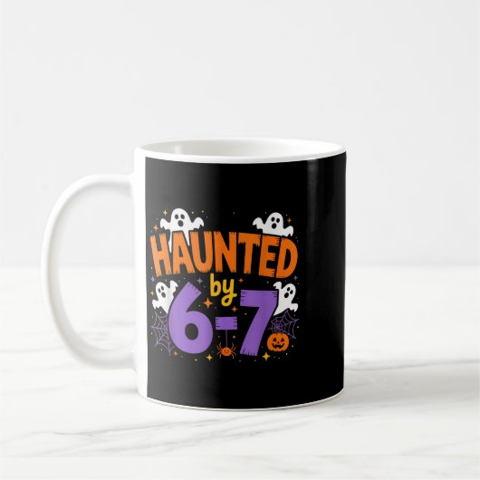 Haunted By 6-7 Halloween Ghosts And Sders Design  Kaffeetasse (Links)