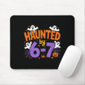 Haunted By 6-7 Halloween Ghosts And Sders Design  Mousepad (Mit Mouse)