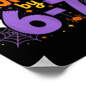 Haunted By 6-7 Halloween Ghosts And Sders Design  Poster (Ecke)