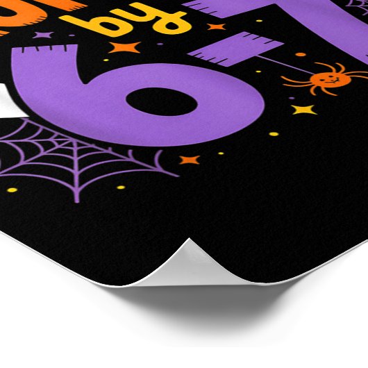 Haunted By 6-7 Halloween Ghosts And Sders Design Poster (Ecke)