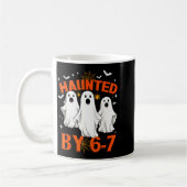 Haunted By 6 7 Six Seven 67 Meme Halloween Costume Kaffeetasse (Links)