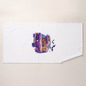  Haunted Camper Van Badehandtuch (Badehandtuch)