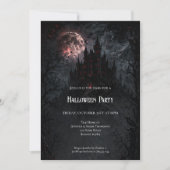 Haunted Castle Halloween Party invitation Einladung (Vorderseite)
