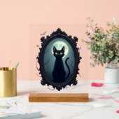 Haunted Cat Mirror Acrylschild (Hochzeit)