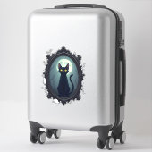 Haunted Cat Mirror Aufkleber (Koffer)