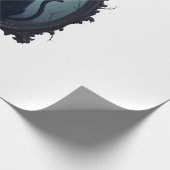 Haunted Cat Mirror Geschenkpapier (Ecke)