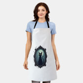 Haunted Cat Mirror Schürze (Getragen)