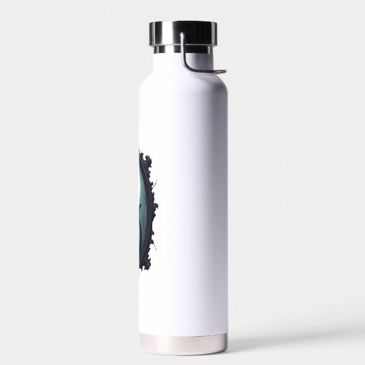 Haunted Cat Mirror Trinkflasche (Links)