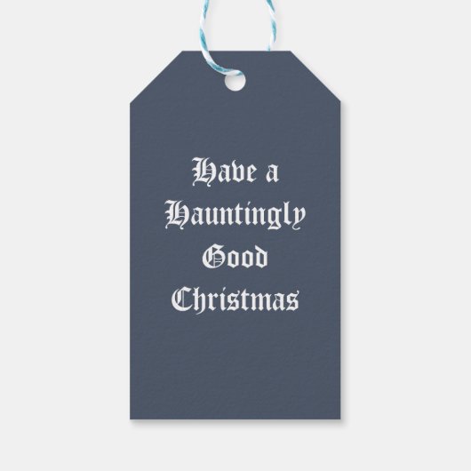Haunted Christmas Geschenkanhänger (Rückseite)