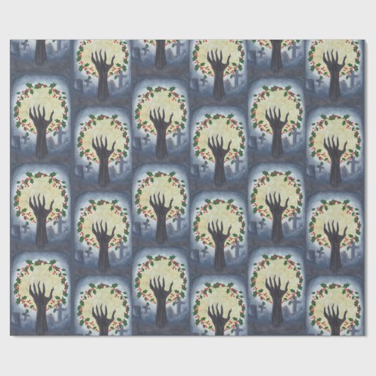 Haunted Christmas Geschenkpapier (Flach)