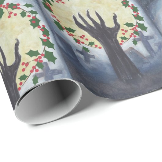 Haunted Christmas Geschenkpapier (Rolleneckpunkt)