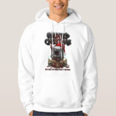 Haunted Christmas VHS Horror Crop Hoodie | Silent (Vorderseite)