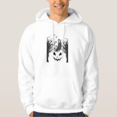 Haunted Forest Ghost Silhouette Men’s Hoodie | Dar (Vorderseite)