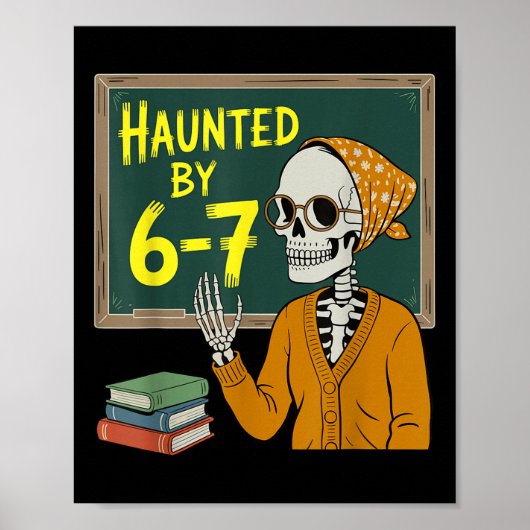 Haunted Funny 67 Six Seven Meme Matching 6 7 Costu Poster (Vorne)