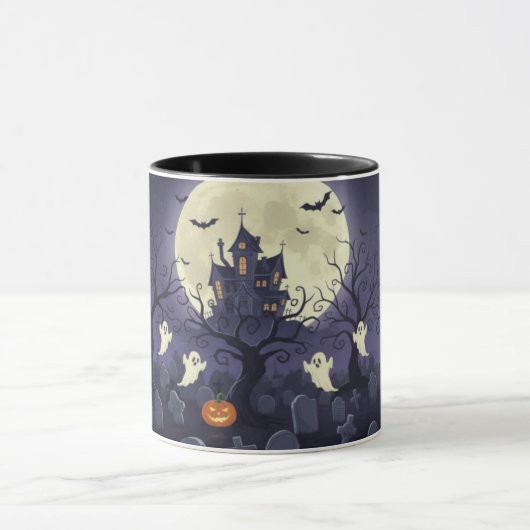 Haunted Graveyard Mug Tasse (Zentrum)