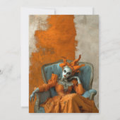 Haunted Halloween Costume Party Einladung (Rückseite)