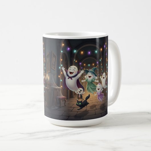 Haunted Hallway Happiness Kaffeetasse (VorderseiteRechts)