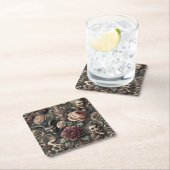 Haunted Harmonics – Gothic Victorian Rechteckiger Pappuntersetzer (Vor Ort)