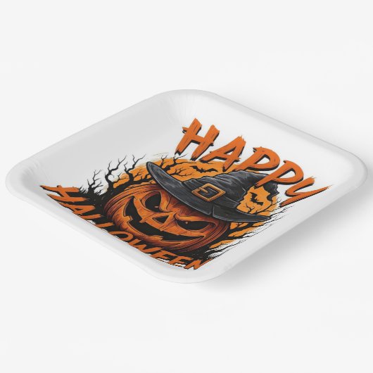 Haunted Harvest Shadows Pappteller (Gewinkelt)