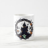 👻 "Haunted Haven" Halloween Night Mug Kaffeetasse (Mittel)
