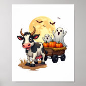 Haunted Hayride Cow Poster (Vorne)