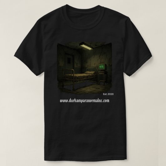 Haunted Hospital Bed  T-Shirt (Design vorne)