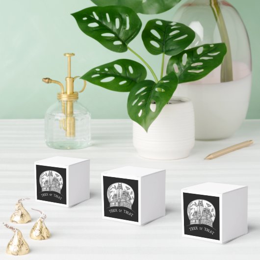 Haunted House and Bats Halloween  Geschenkschachtel (Zahlreiche)