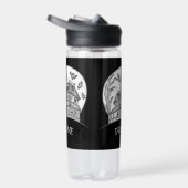 Haunted House and Bats Halloween Trinkflasche (Rechts)