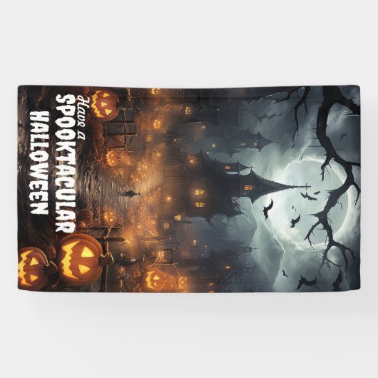 Haunted House Banner (Horizontal)